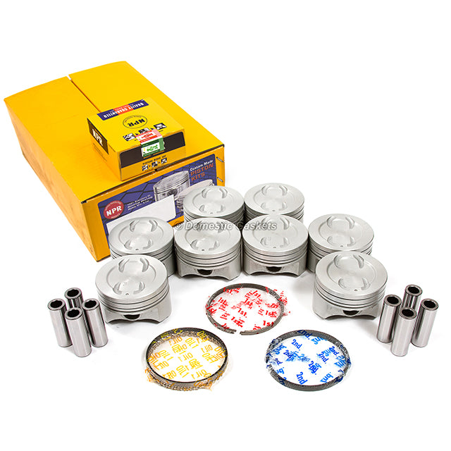 NPR Pistons w/ Rings fit 96-02 GMC Savana Cherolet Camaro Cadillac 5.7L