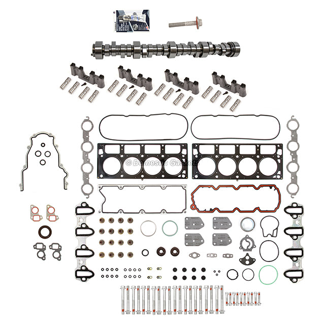 05-09 GM Chevy 6.0 6.2 AFM DOD Delete Kit Camshaft Gasket Set Bolts Lifters GM