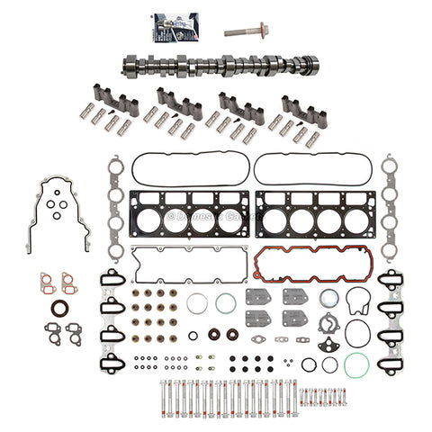 05-09 GM Chevy 6.0 6.2 AFM DOD Delete Kit Camshaft Gasket Set Bolts Lifters GM