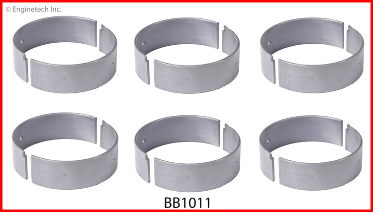 Enginetech BB1011.50 Engine Full Connecting Rod Bearing Set for Nissan 2012-2014 Models