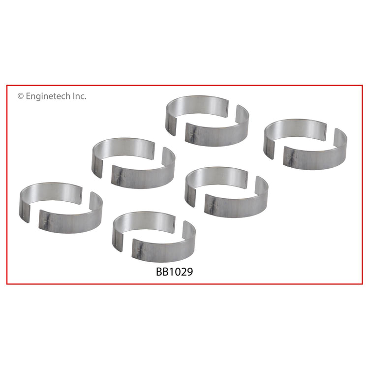 Enginetech BB1029.25 Engine Full Connecting Rod Bearing Set for Toyota FJ Cruiser, Tacoma, 4Runner, Tundra (2011-2015)
