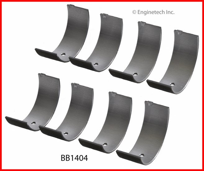 Enginetech BB1404.50 Engine Full Connecting Rod Bearing Set for Toyota Camry and Celica