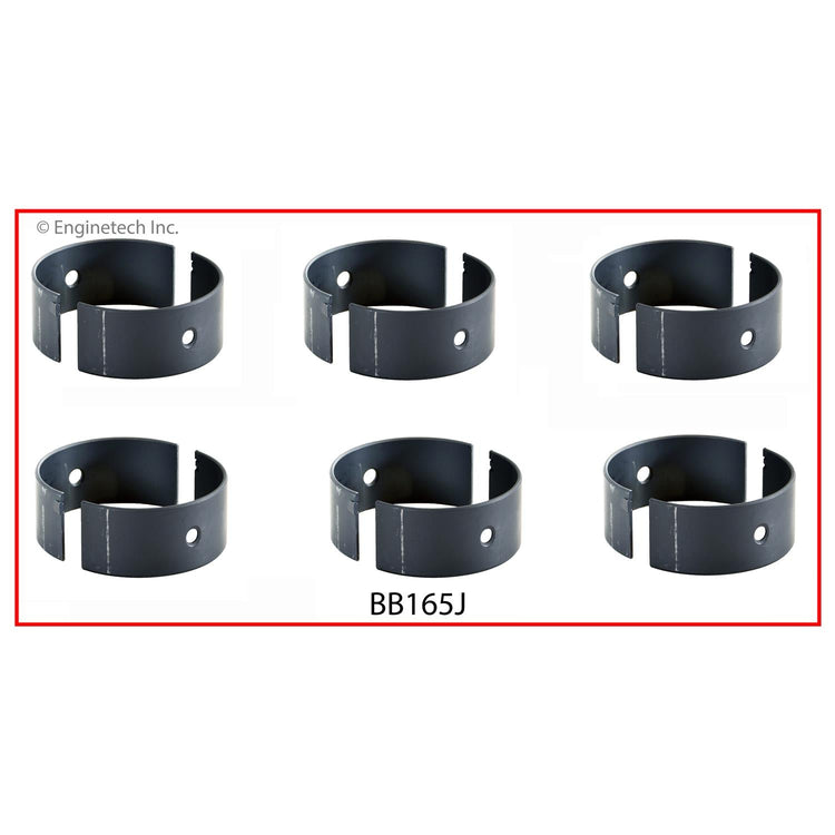 Enginetech BB165J040 Engine Full Connecting Rod Bearing Set for Chevrolet Vehicles