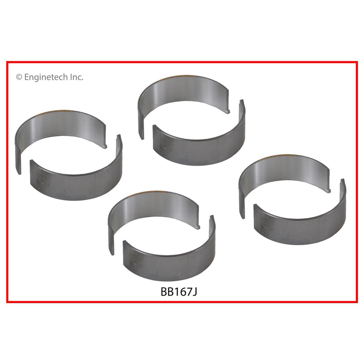 Enginetech BB167J.25 Engine Full Connecting Rod Bearing Set for Chrysler, Dodge, Jeep, and Mitsubishi 2012-2013 Models