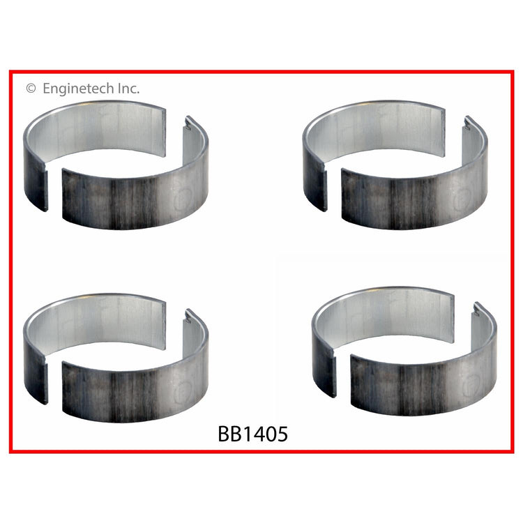 Enginetech BB4105.25 Engine Full Connecting Rod Bearing Set for Mazda Vehicles