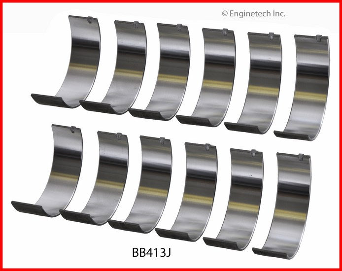 Enginetech BB413J.75 Engine Full Connecting Rod Bearing Set for Ford and Mercury Vehicles