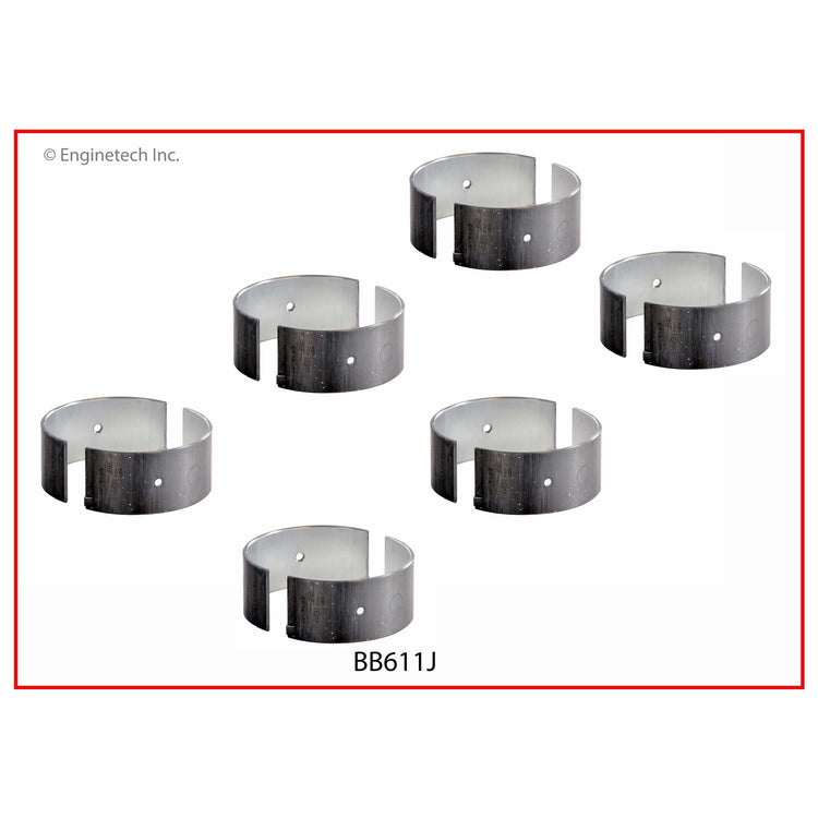 Enginetech BB611J010 Engine Full Connecting Rod Bearing Set for 1960-1961 Dodge and Plymouth Vehicles