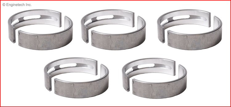 Enginetech BC1005.50 Engine Full Crankshaft Main Bearing Set for VW and Audi Models