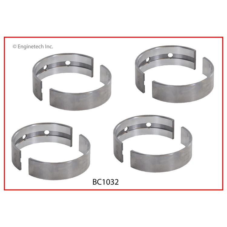 Enginetech BC1032STD Engine Full Crankshaft Main Bearing Set for 2012-2013 Lexus and Toyota Models