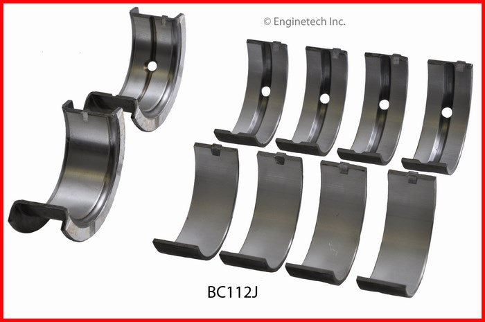 Enginetech BC112JSTD Engine Full Crankshaft Main Bearing Set for Buick Skylark and Chevrolet Beretta