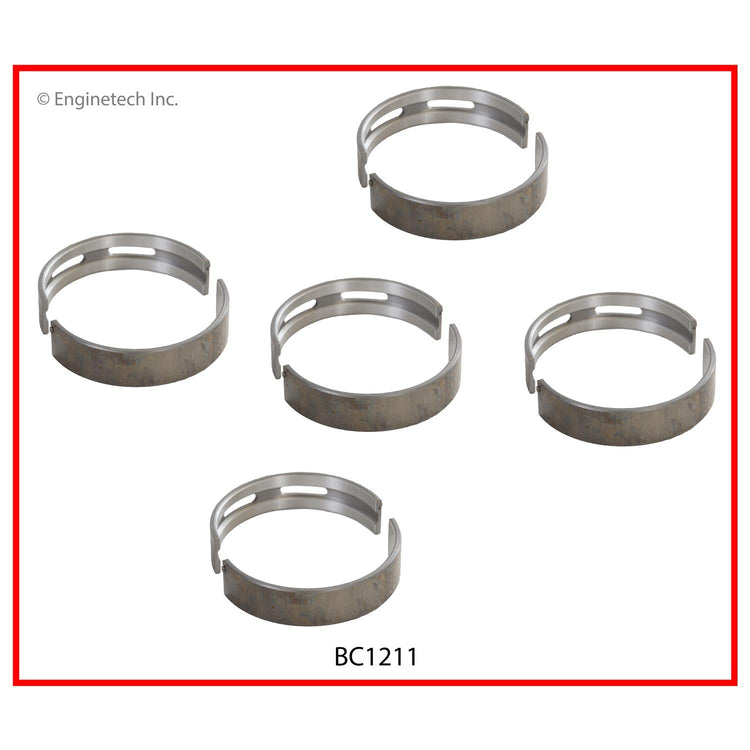 Enginetech BC1211.50 Engine Full Crankshaft Main Bearing Set for 2012 Volkswagen and Audi Models