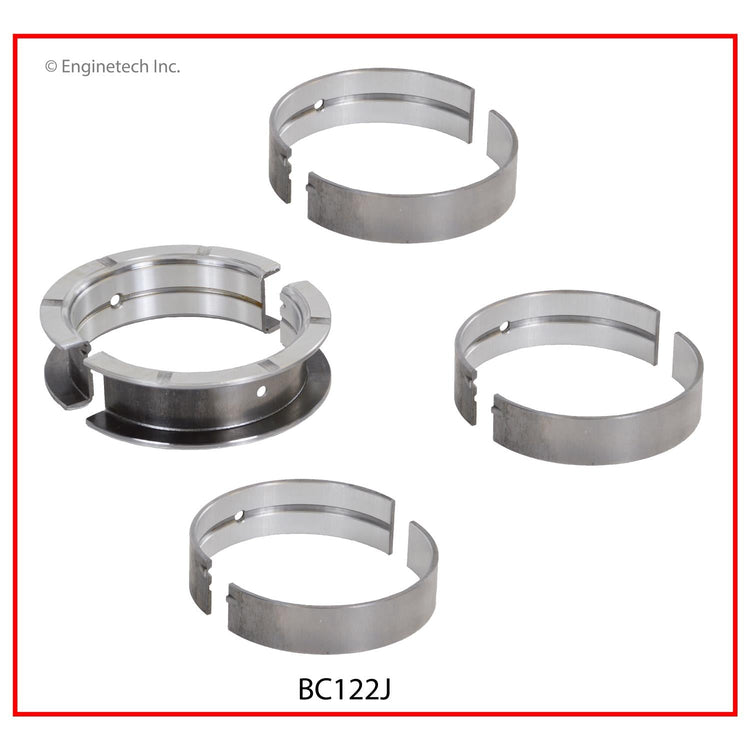 Enginetech BC122J.50 Engine Full Crankshaft Main Bearing Set for Saturn and Cadillac Vehicles