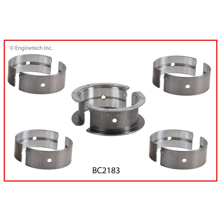 Enginetech BC2183.50 Engine Full Crankshaft Main Bearing Set for Nissan 200SX and D21 Models