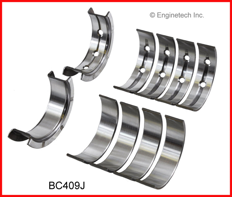 Enginetech BC409J020 Engine Full Crankshaft Main Bearing Set for Reliable Engine Performance