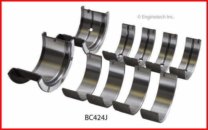 Enginetech BC424J010 Engine Full Crankshaft Main Bearing Set for Reliable Performance