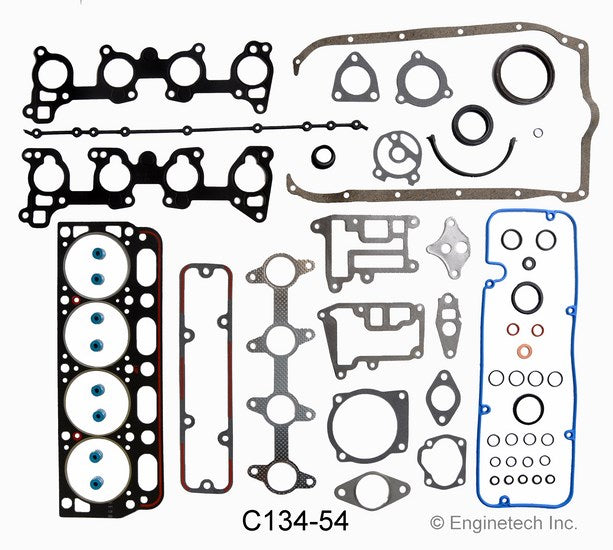 Enginetech C134-54 Engine Full Gasket Set for GMC and Chevrolet Cars and Trucks