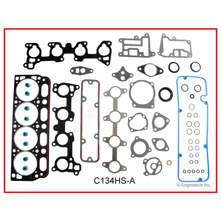 Enginetech C134HS-A Engine Cylinder Head Gasket Set for GMC and Chevrolet Cars and Trucks