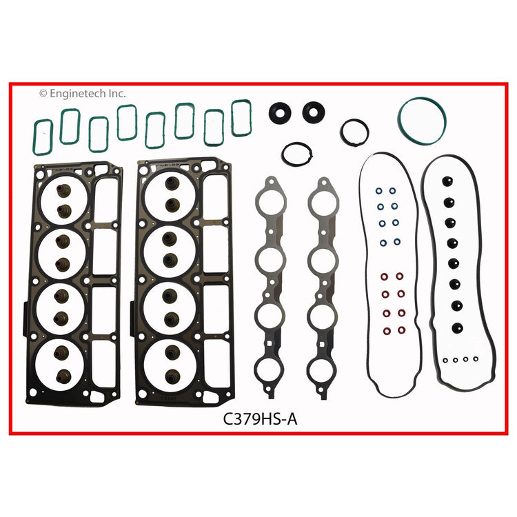 Enginetech C379HS-A Engine Cylinder Head Gasket Set for GMC and Chevrolet Vehicles