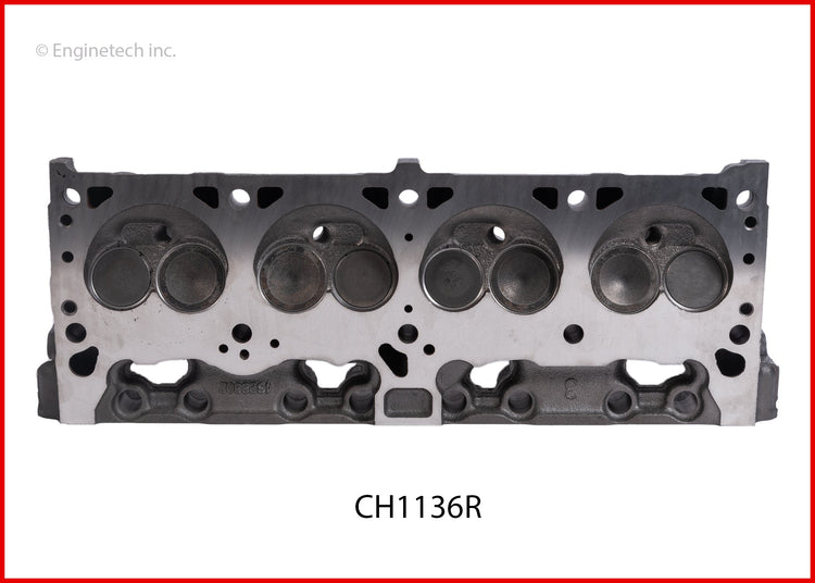 Enginetech Remanufactured Engine Cylinder Head Complete for Dodge and Chrysler Vehicles (Part No. CH1136R)