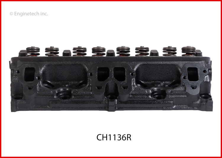 Enginetech Remanufactured Engine Cylinder Head Complete for Dodge and Chrysler Vehicles (Part No. CH1136R)