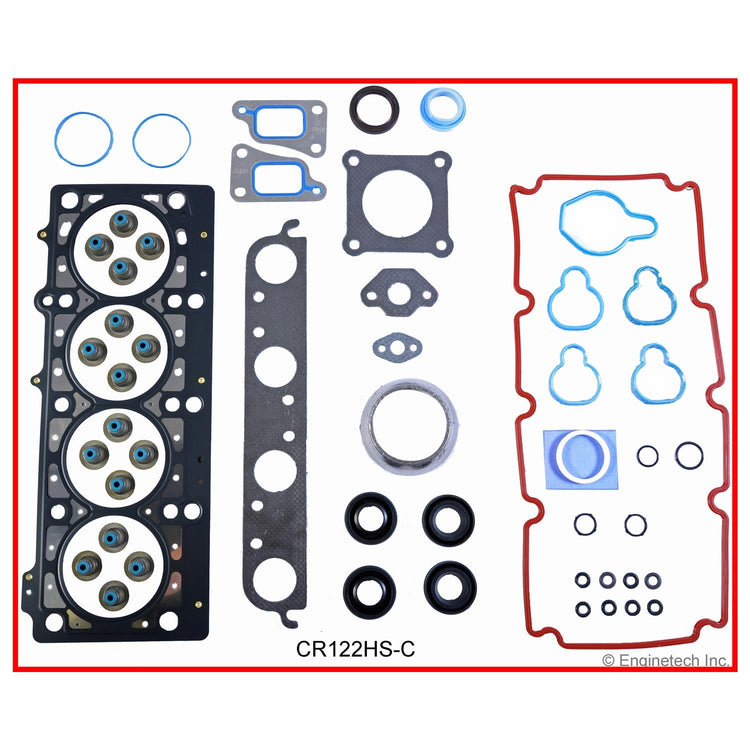 Enginetech CR122HS-C Engine Cylinder Head Gasket Set for Dodge and Chrysler Vehicles