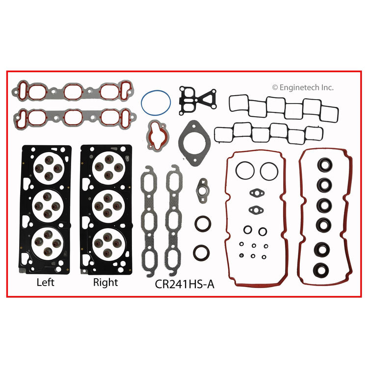 Enginetech CR241HS-A Engine Cylinder Head Gasket Set for Dodge and Chrysler Vehicles