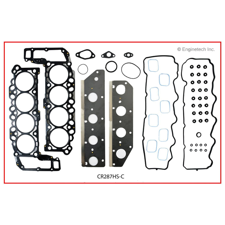 Enginetech CR287HS-CWB Engine Cylinder Head Gasket Set for GMC and Chevrolet Trucks and Cars