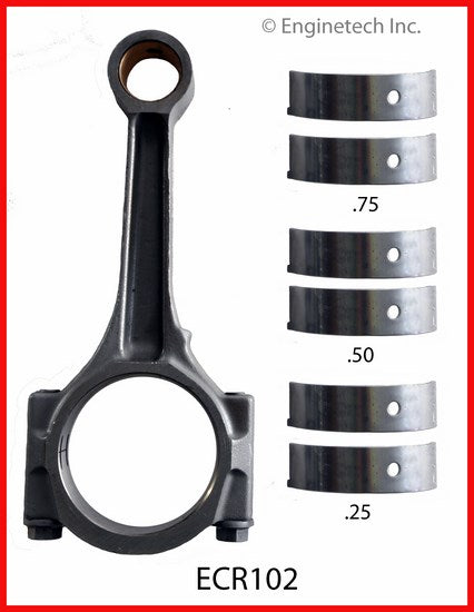 Enginetech ECR102 Remanufactured Single Engine Connecting Rod with Bolts for Chrysler Concorde & Sebring