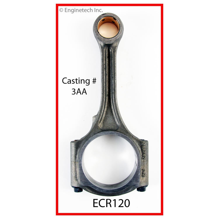 Enginetech ECR120 Remanufactured Single Engine Connecting Rod with Bolts for Chrysler and Dodge Vehicles