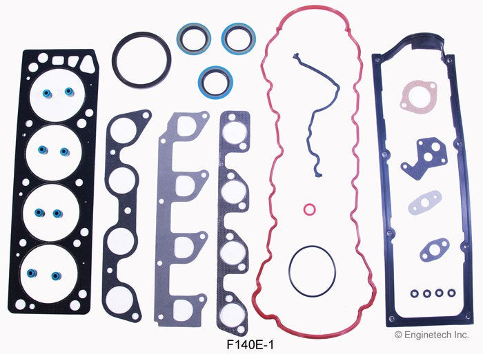 Enginetech F140E-1 Engine Full Gasket Set for Ford and Mazda Vehicles