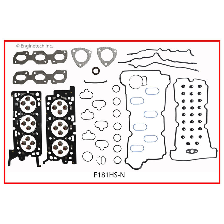 Enginetech F181HS-NWB Engine Cylinder Head Gasket Set for Ford and Mercury Vehicles