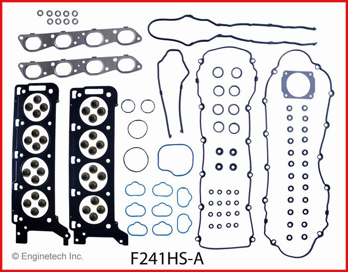 Enginetech F241HS-A Engine Cylinder Head Gasket Set for Ford and Lincoln Vehicles