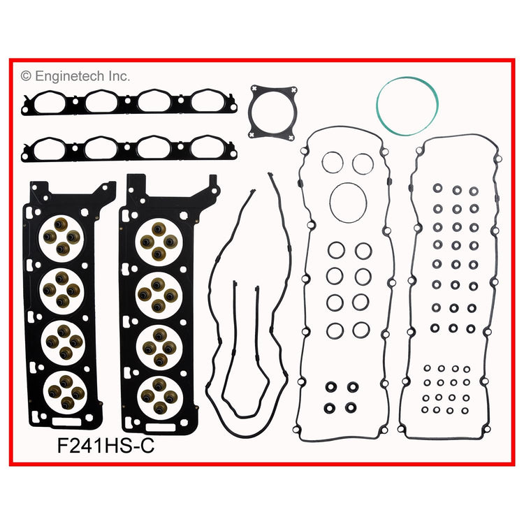 Enginetech F241HS-C Engine Cylinder Head Gasket Set for Ford and Lincoln Vehicles