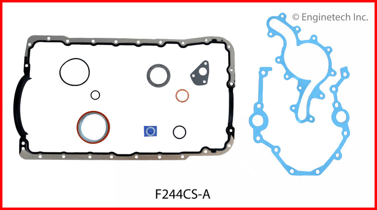Enginetech F244CS-A Engine Lower End Gasket Set for Ford and Mazda Vehicles