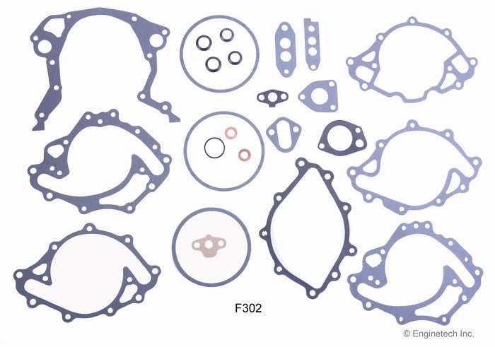 Enginetech F302 Rebuilders Engine Full Gasket Set for Ford Cars and Trucks