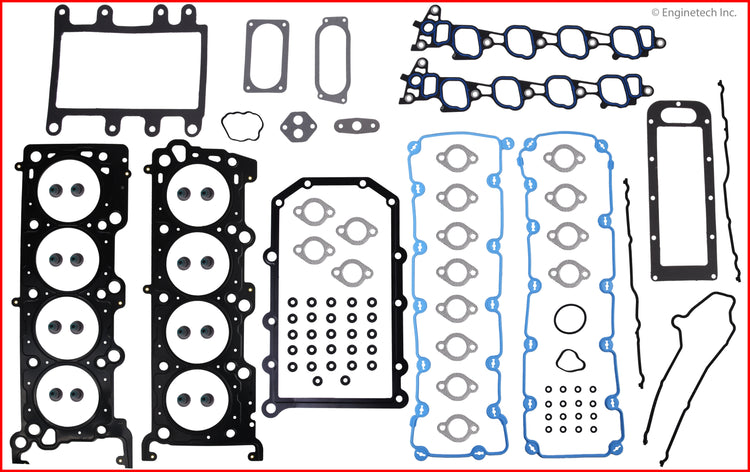Enginetech F330HS-GWB Engine Cylinder Head Gasket Set for Ford F-150 (1999-2000) with Head Bolts