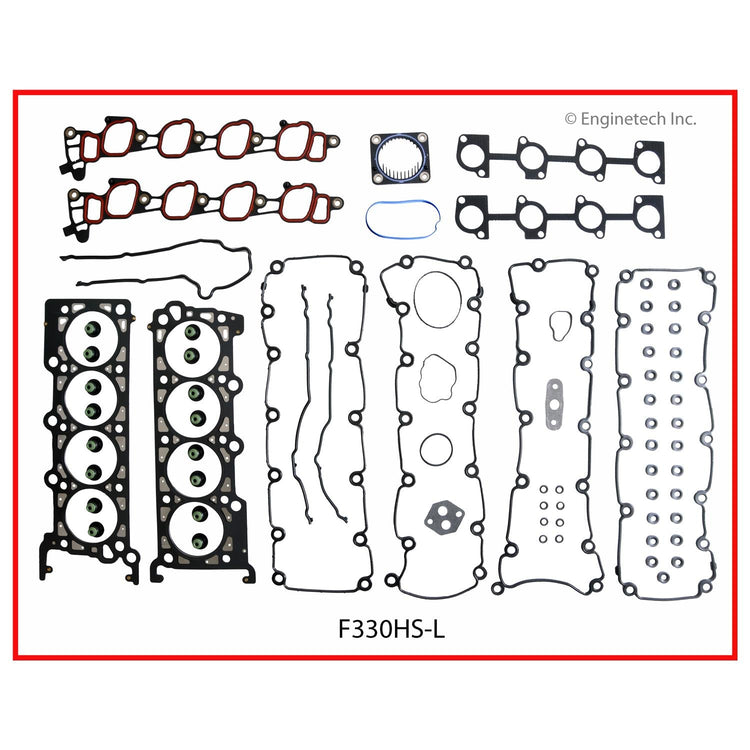 Enginetech F330HS-LWB Engine Cylinder Head Gasket Set for Ford Expedition and F-Series Trucks