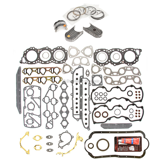 Engine Re-Ring Kit Fit 87-95 Nissan Mercury Infiniti 3.0L SOHC