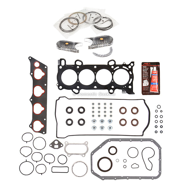 Engine Re-Ring Kit Fit 08-09 Honda 2.4L DOHC
