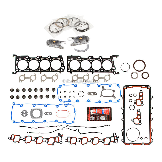 Engine Re-Ring Kit Fit 00-04 Ford Excursion E150 F150 5.4L SOHC 16V