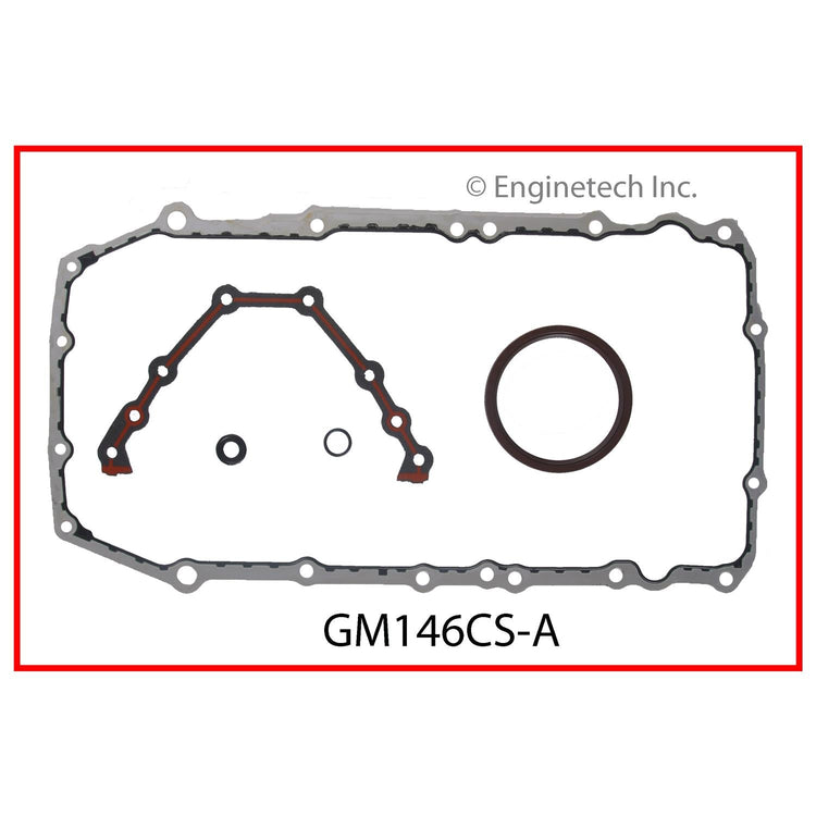 Enginetech GM146CS-A Engine Lower End Gasket Set for GMC and Chevrolet Vehicles