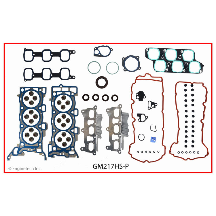 Enginetech GM217HS-P Engine Cylinder Head Gasket Set for GMC and Chevrolet Vehicles