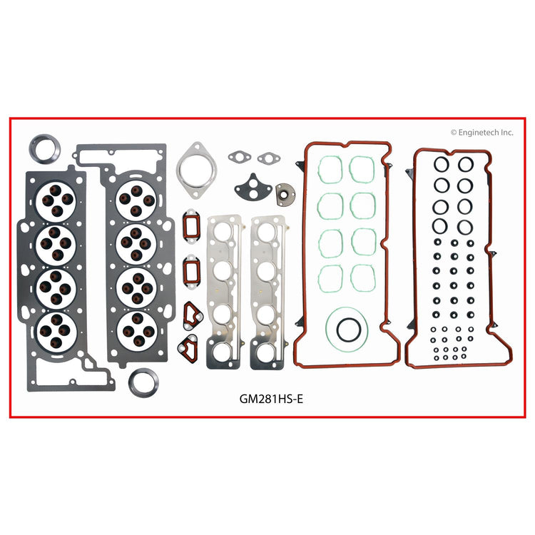 Enginetech GM281HS-EWB Engine Cylinder Head Gasket Set for GMC and Chevrolet Vehicles