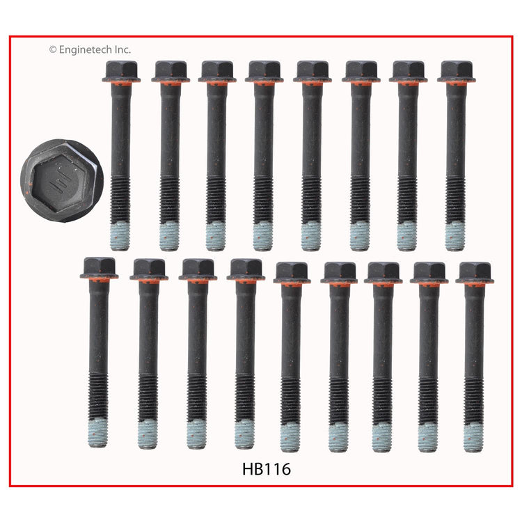 Enginetech GM6.5HS-AWB Engine Cylinder Head Gasket Set for GMC and Chevrolet Cars and Trucks