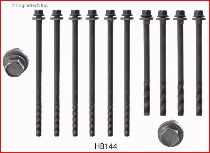 Enginetech HB144 Engine Head Bolt Set for Chrysler and Dodge Neon (One Cylinder)