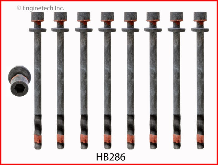 Enginetech HB286 Engine Head Bolt Set for One Cylinder – Compatible with 1999-2002 Oldsmobile Aurora & Intrigue