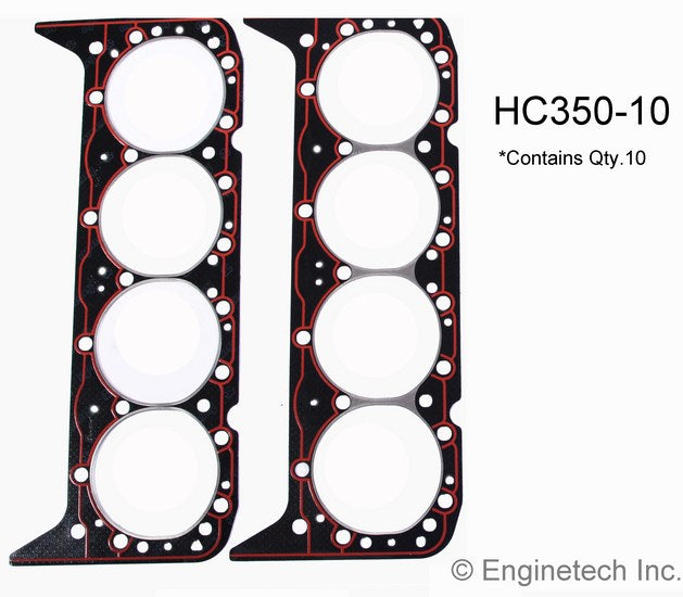 Enginetech HC350-10 Engine Cylinder Head Gasket for GMC and Chevrolet Cars and Trucks