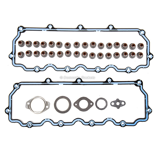 Head Gasket Set w/ 18mm Head Studs Dowels Fit 03-10 Ford 6.0 DIESEL TURBO