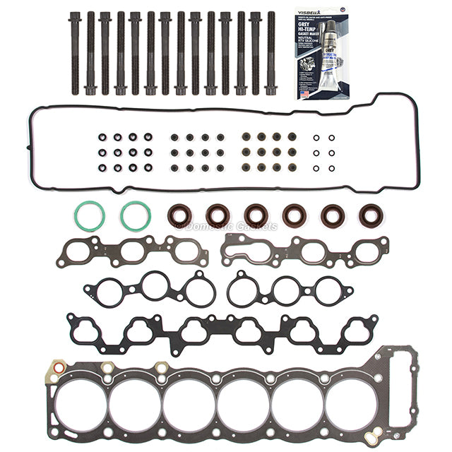 Fits 93-97 Toyota Land Cruiser Lexus LX450 4.5L L6 Head Gasket Set Bolts