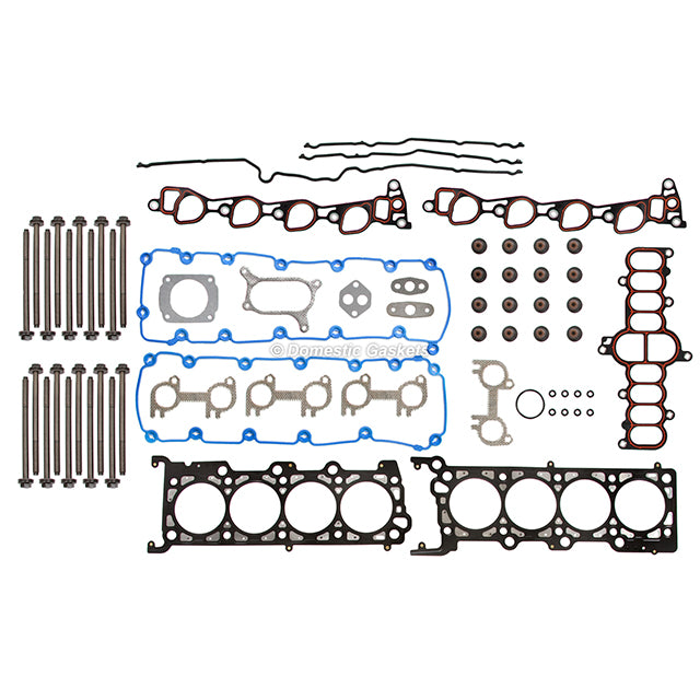 Head Gasket Set Bolts Lifters Fit 97-98 Lincoln Ford E150 E250 F150 5.4 SOHC 16V